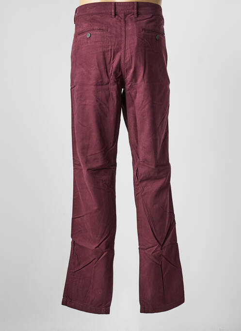 Pantalon chino țesătură poplin mărime normală violet EDEN PARK homme