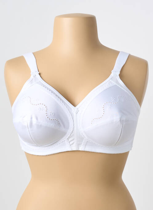 Sutien fără armatură sutien cupe întregi cu decolteu înalt alb TRIUMPH femme