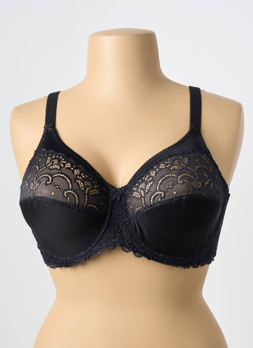 Sutien bretea multi poziție sutien cupe întregi cu decolteu înalt negru TRIUMPH femme