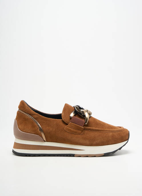 Mocasini vârf rotund toc de 4 la 6 cm maro ADIGE femme