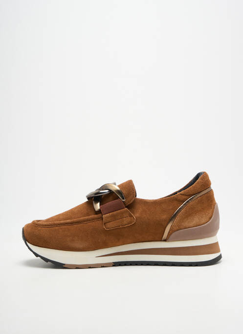 Mocasini vârf rotund toc de 4 la 6 cm maro ADIGE femme