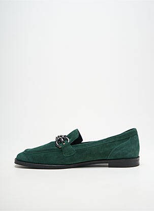 Mocasini toc mic toc plat până la 3 cm verde ADIGE femeie