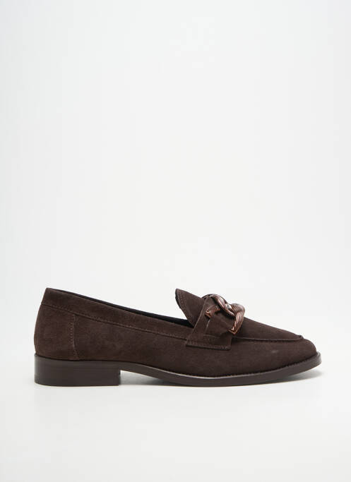 Mocasini vârf rotund toc plat până la 3 cm maro ADIGE femme