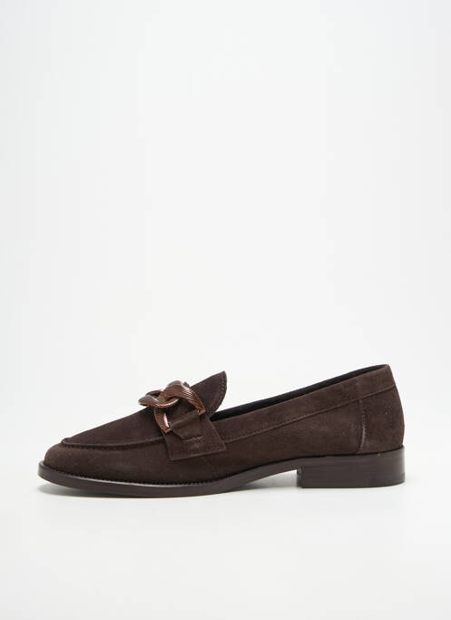 Mocasini vârf rotund toc plat până la 3 cm maro ADIGE femme