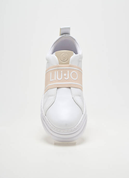Adidași închidere elastică toc de 4 la 6 cm alb LIU JO femme