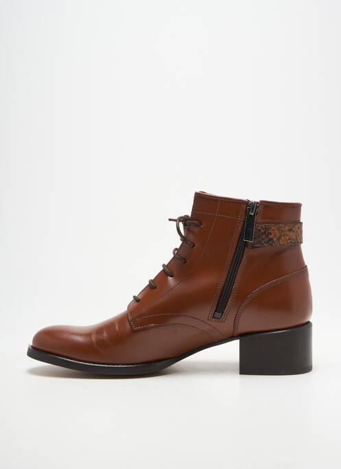 Botine/ghete toc mic toc de 4 la 6 cm maro MURATTI femme