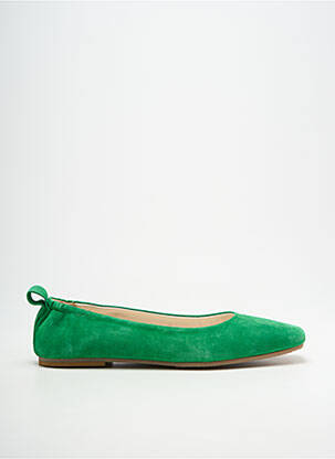 Balerine tip de talpă amortizantă toc plat până la 3 cm verde GIANNI CRASTO femme