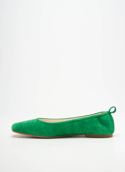 Balerine tip de talpă amortizantă toc plat până la 3 cm verde GIANNI CRASTO femme