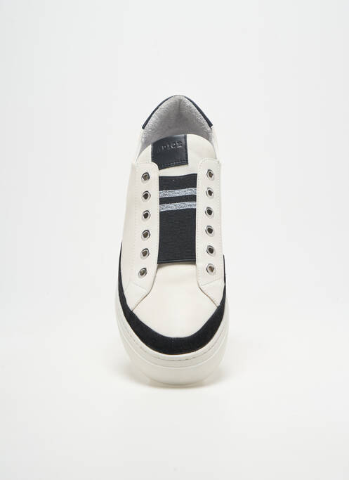 Adidași vârf rotund toc plat până la 3 cm alb ADIGE femme