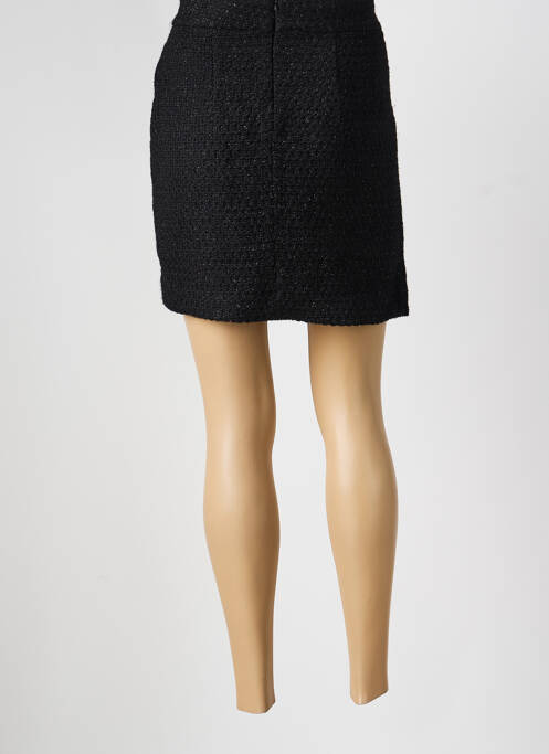 Fustă scurtă croială dreaptă negru BERENICE femme