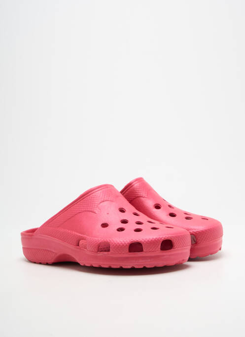 Mulete/saboți arcadă plantară toc plat până la 3 cm roz SNOGS femme