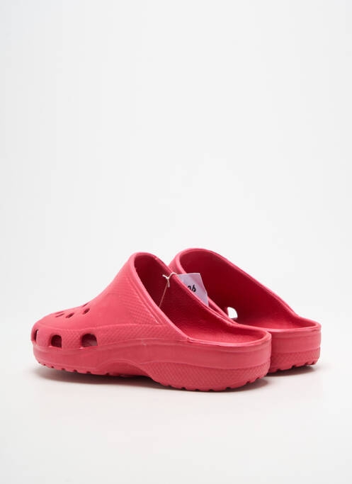 Mulete/saboți arcadă plantară toc plat până la 3 cm roz SNOGS femme