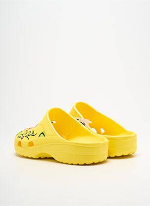 Mulete/saboți arcadă plantară toc de 4 la 6 cm galben SNOGS femeie
