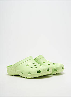 Mulete/saboți arcadă plantară toc de 4 la 6 cm verde SNOGS femeie
