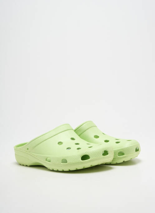 Mulete/saboți arcadă plantară toc de 4 la 6 cm verde SNOGS femme