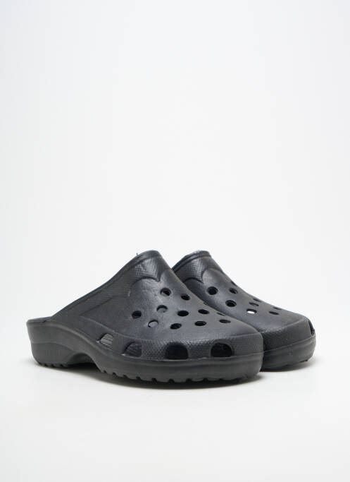 Mulete/saboți arcadă plantară toc de 4 la 6 cm negru SNOGS femme