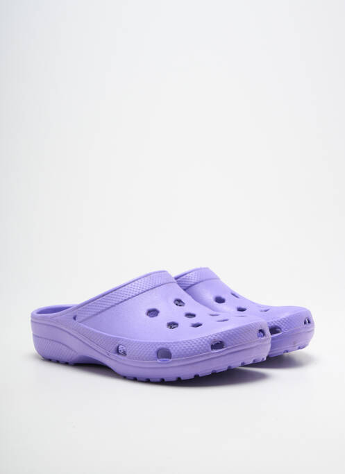 Mulete/saboți arcadă plantară toc de 4 la 6 cm violet SNOGS femme