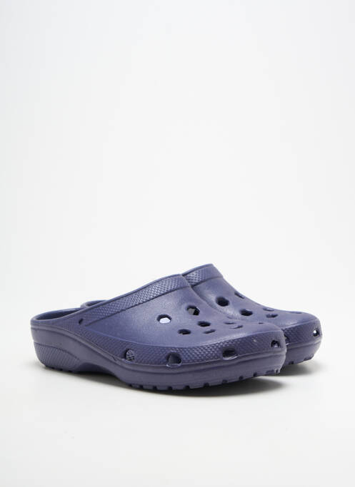 Mulete/saboți arcadă plantară toc de 4 la 6 cm albastru SNOGS femme