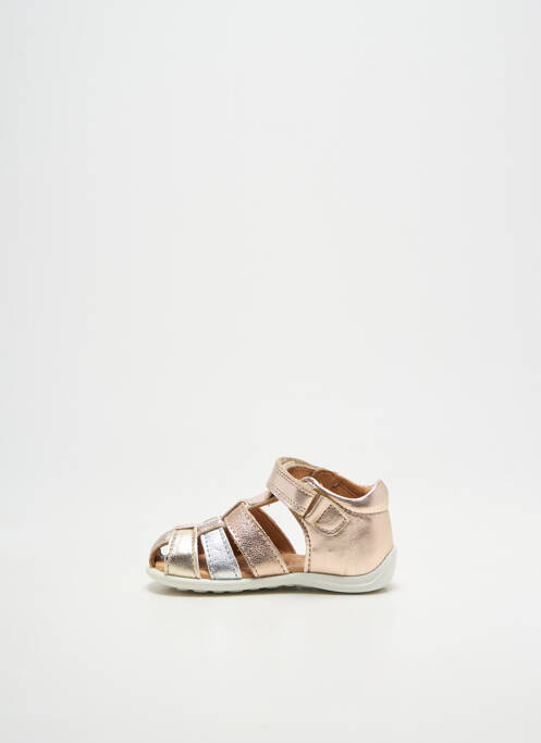Sandale/pantofi decupați vârf rotund vârf rotund auriu BISGAARD fille