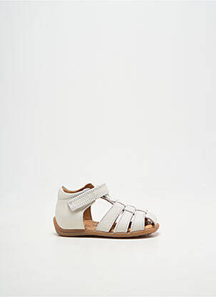Sandale/pantofi decupați vârf rotund vârf rotund alb BISGAARD enfant