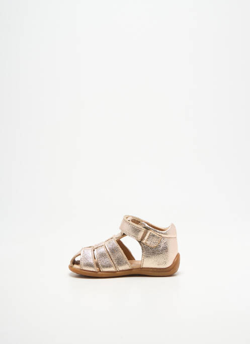 Sandale/pantofi decupați vârf rotund vârf rotund auriu BISGAARD fille