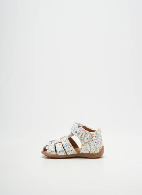 Sandale/pantofi decupați vârf rotund vârf rotund alb BISGAARD fille
