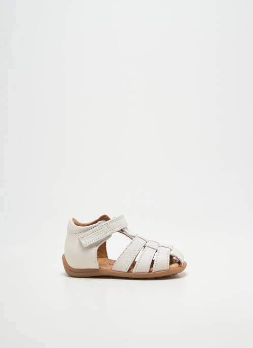 Sandale/pantofi decupați vârf rotund vârf rotund alb BISGAARD enfant