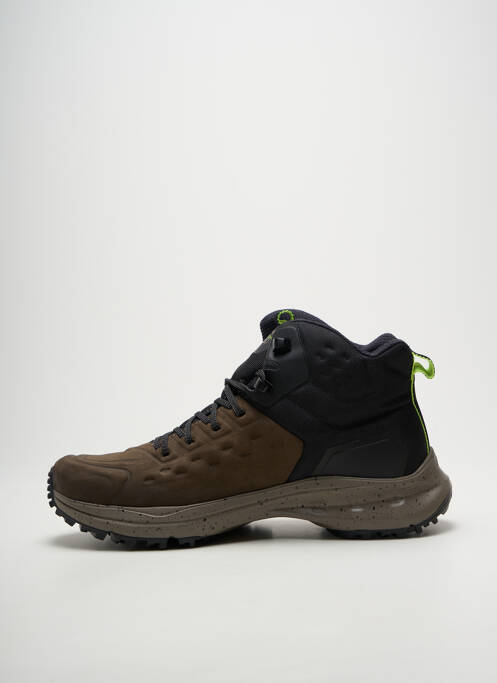 Adidași vârf rotund vârf rotund maro PEGADA homme