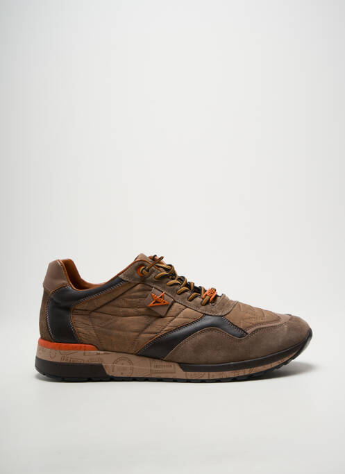 Adidași închidere elastică vârf rotund maro CETTI homme