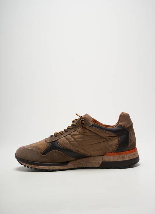 Adidași închidere elastică vârf rotund maro CETTI homme