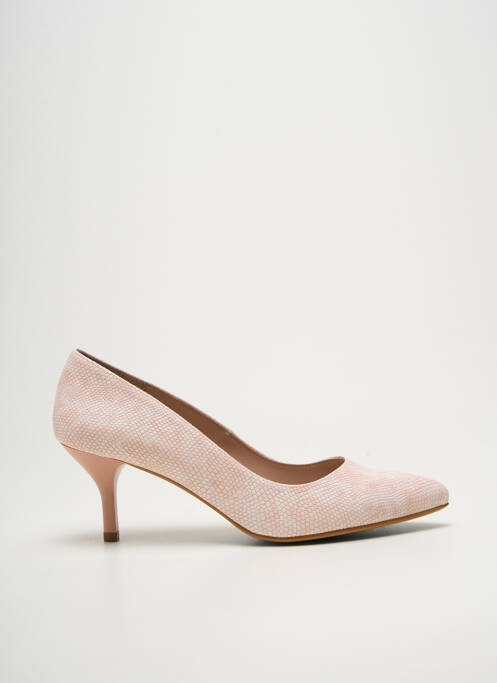 Pantofi cu toc vârf ascuțit toc de 4 la 6 cm roz GIULIA femme