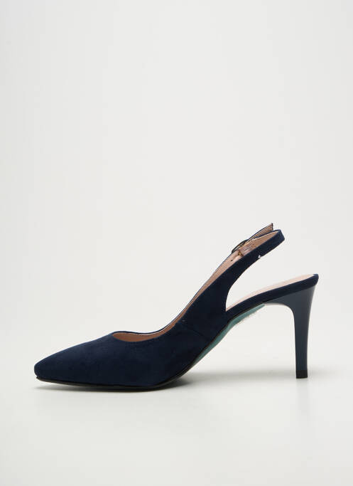 Pantofi cu toc închidere cu buclă(e) toc de 7 la 9 cm albastru GIULIA femme