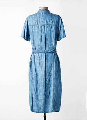 Rochie midi mâneci scurte mâneci scurte albastru BARBARA LEBEK femeie