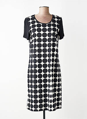 Rochie midi mâneci scurte mâneci scurte negru MERI & ESCA femeie