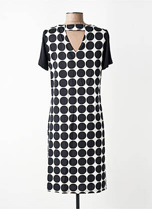Rochie midi mâneci scurte mâneci scurte negru MERI & ESCA femeie