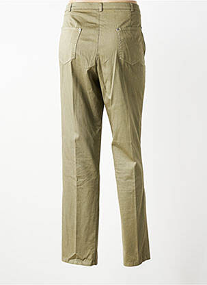 Pantalon drept elasticitate mărime normală verde GUY DUBOUIS femeie
