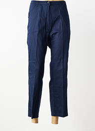 Pantalon 7/8 elasticitate mărime normală albastru JEAN GABRIEL femme