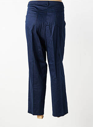 Pantalon 7/8 elasticitate mărime normală albastru JEAN GABRIEL femeie