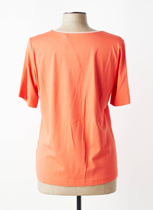 Tricou croială dreaptă mâneci scurte portocaliu SOMMERMANN femme