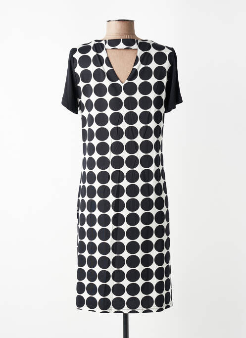 Rochie midi mâneci scurte mâneci scurte negru MERI & ESCA femme