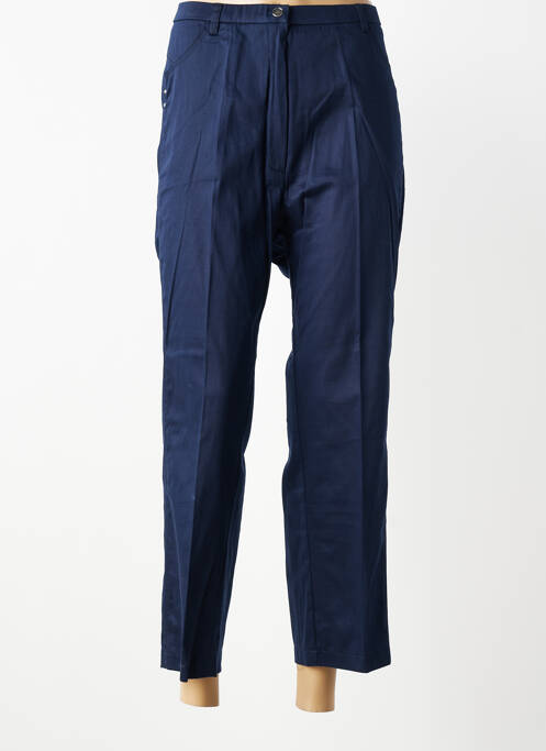 Pantalon 7/8 elasticitate mărime normală albastru JEAN GABRIEL femme