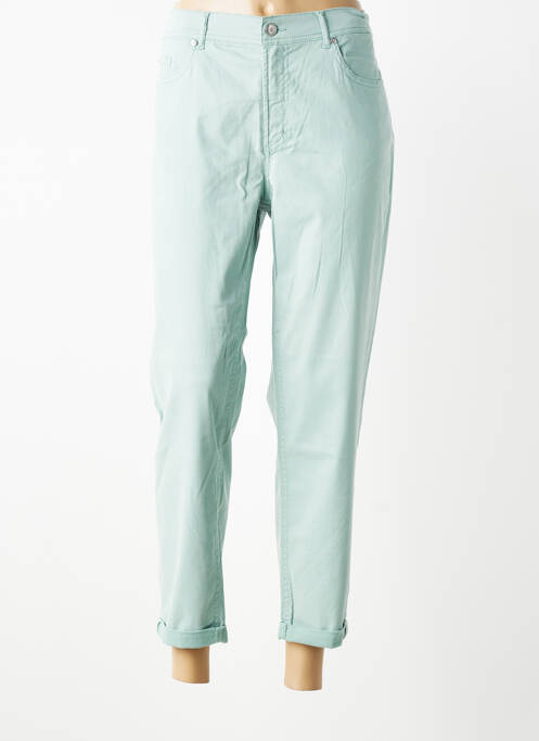 Pantalon 7/8 elasticitate mărime normală albastru ANNA MONTANA femme