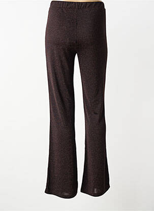 Pantalon evazat talie elastică maro VERO MODA femeie