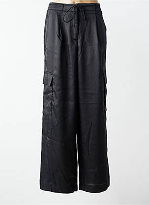 Pantalon cargo croială dreaptă negru Y.A.S femeie