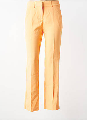 Pantalon slim buzunare portocaliu Y.A.S femeie