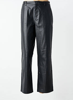 Pantalon drept închidere cu fermoar sub clapetă cu cârlig negru VERO MODA femeie