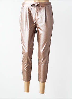 Pantalon 7/8 talie elastică roz VERO MODA femeie
