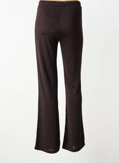Pantalon evazat talie elastică maro VERO MODA femme