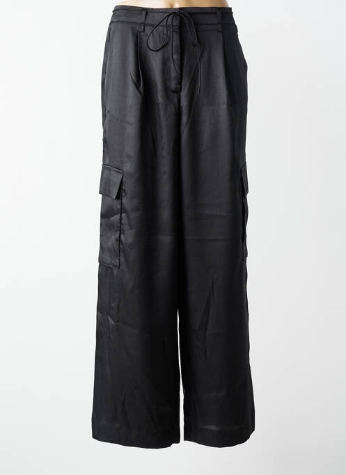 Pantalon cargo talie elastică negru Y.A.S femme