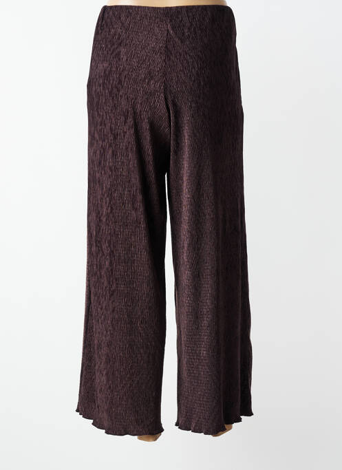 Pantalon drept talie elastică maro AWARE femme